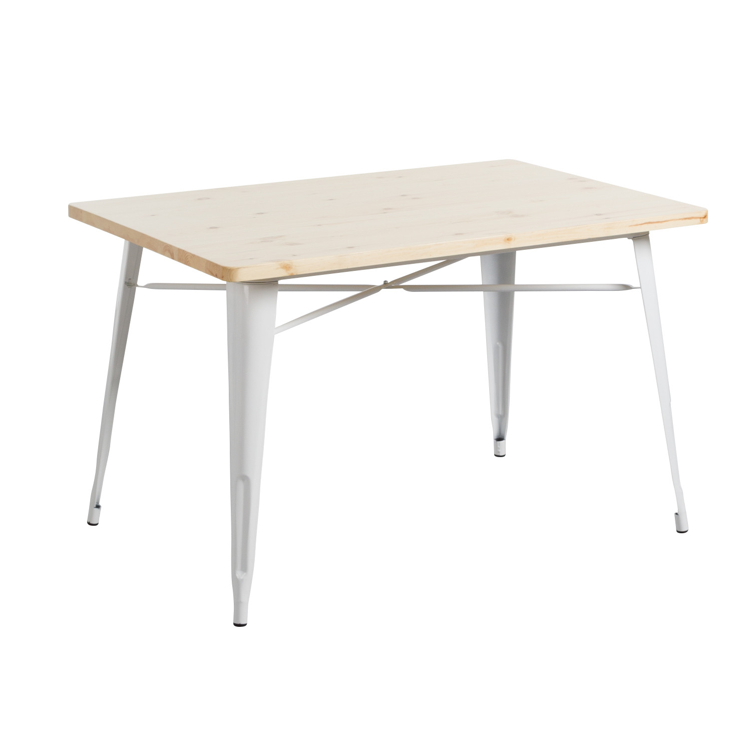 Mesa de Comedor Rectangular Iron Wood 120x80x74cm Thinia Home Mesas de Comedor 1